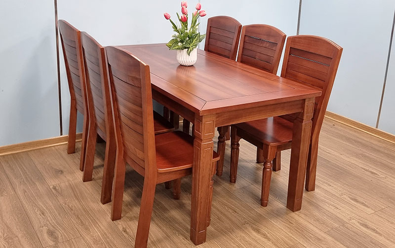 Bàn ăn gỗ xoan đào BA034