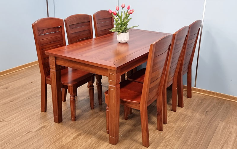 Bàn ăn gỗ xoan đào BA034