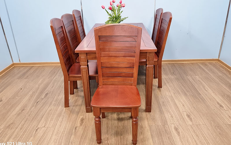 Bàn ăn gỗ xoan đào BA034