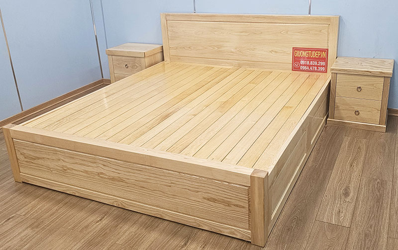 Giường Hộp Hiện Đại Gỗ Tự Nhiên