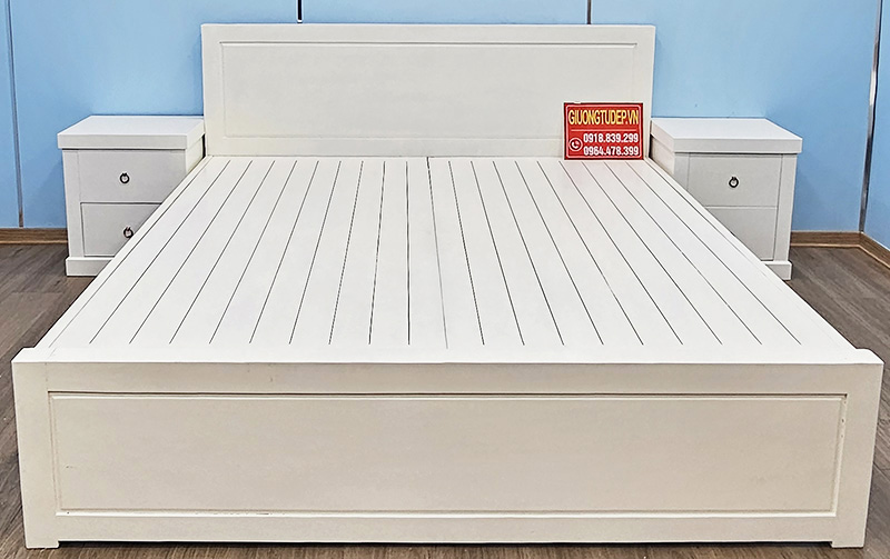 Giường Ngủ Mù Trắng