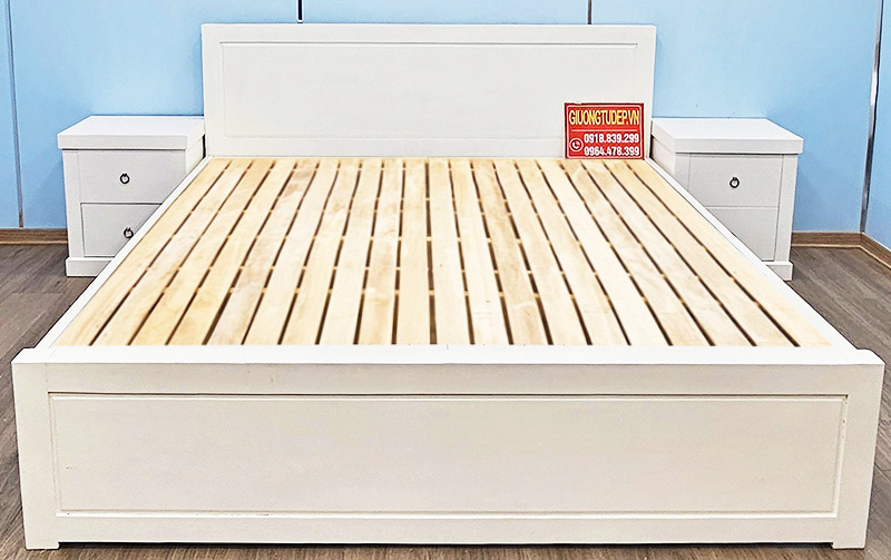 Giường Ngủ Mù Trắng