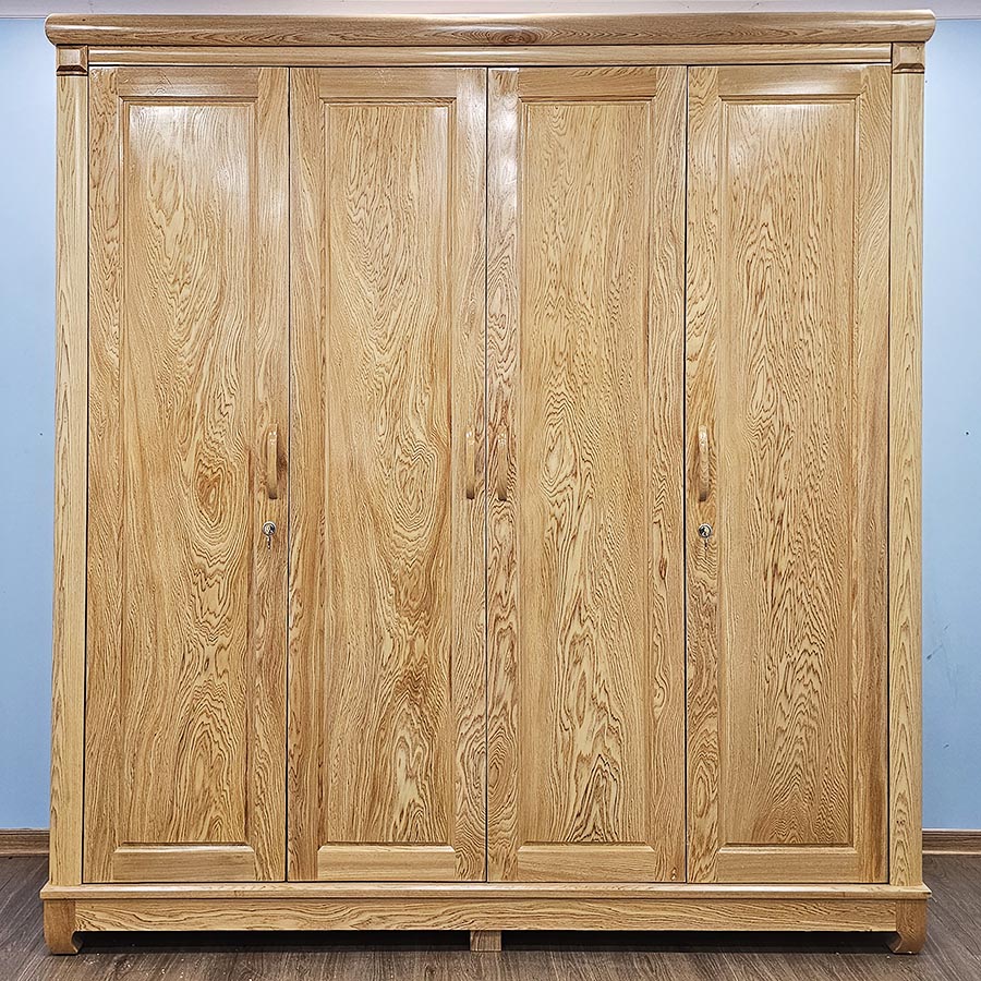 Tủ Quần Áo 3 Buồng Gỗ Pơ Mu