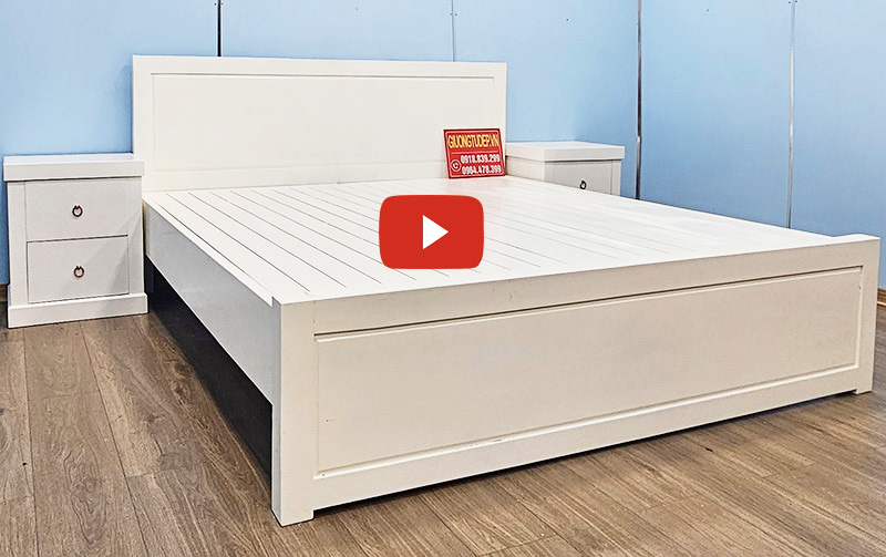 Giường Ngủ Mù Trắng