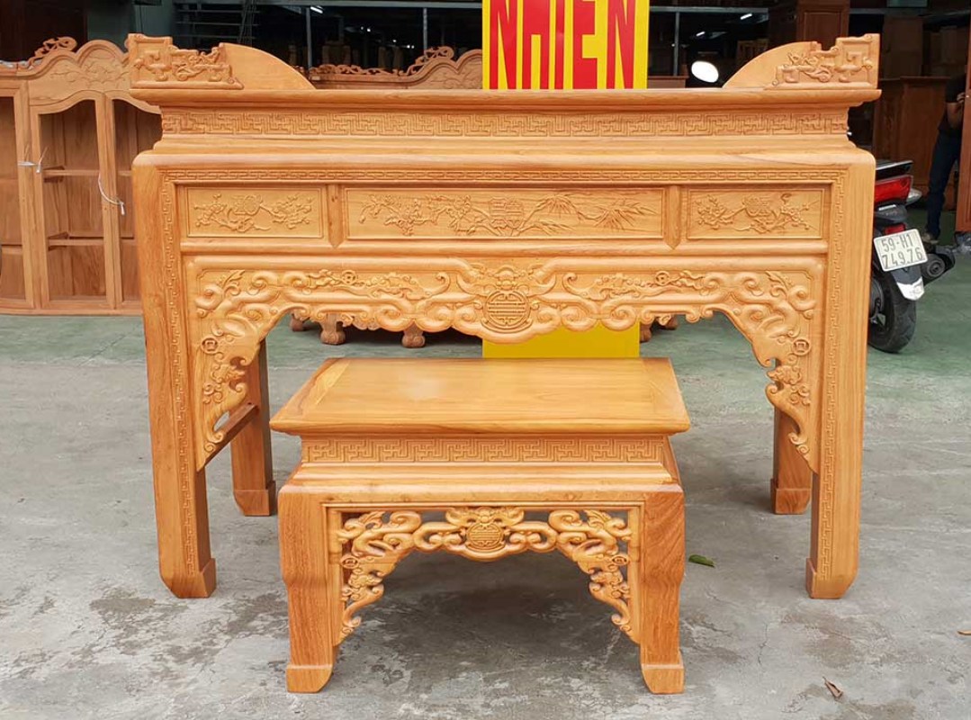 Án thờ gỗ gõ đỏ AT001