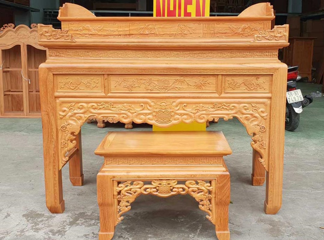 Án thờ gỗ gõ đỏ AT02