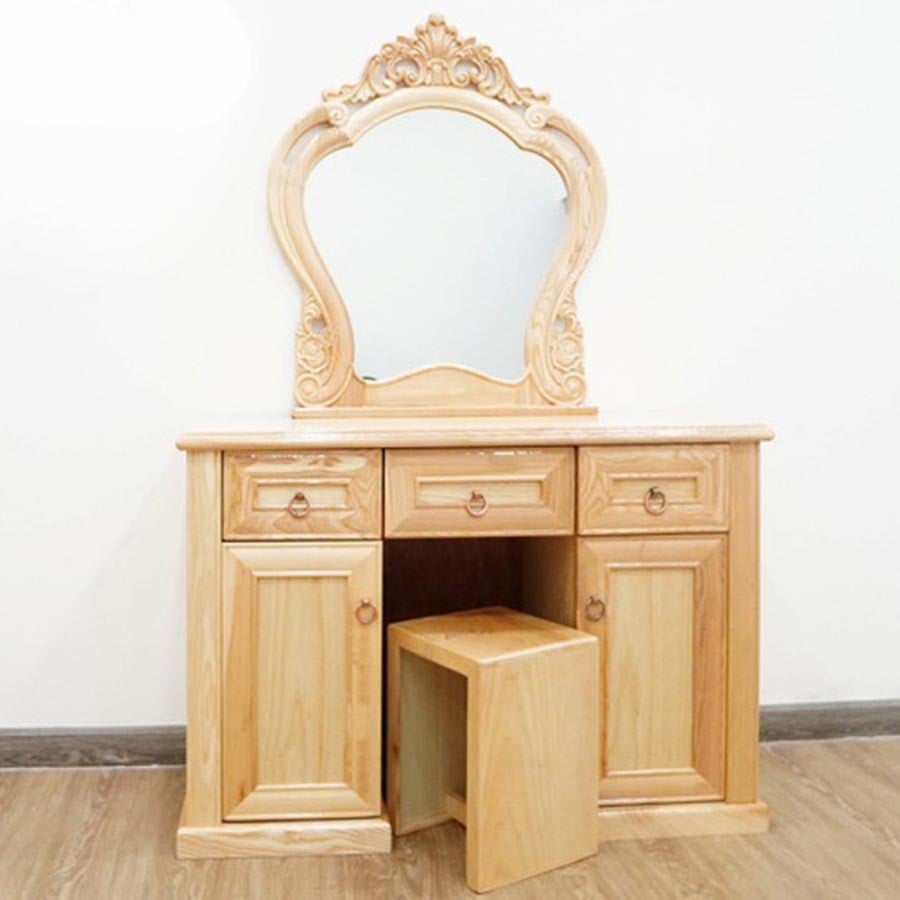Bàn trang điểm gỗ sồi BP028