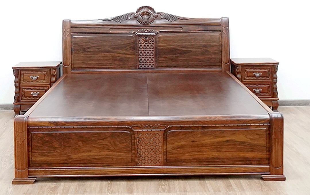 Giường ngủ gỗ mun GM74