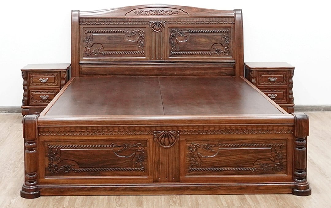 Giường ngủ gỗ mun GM75