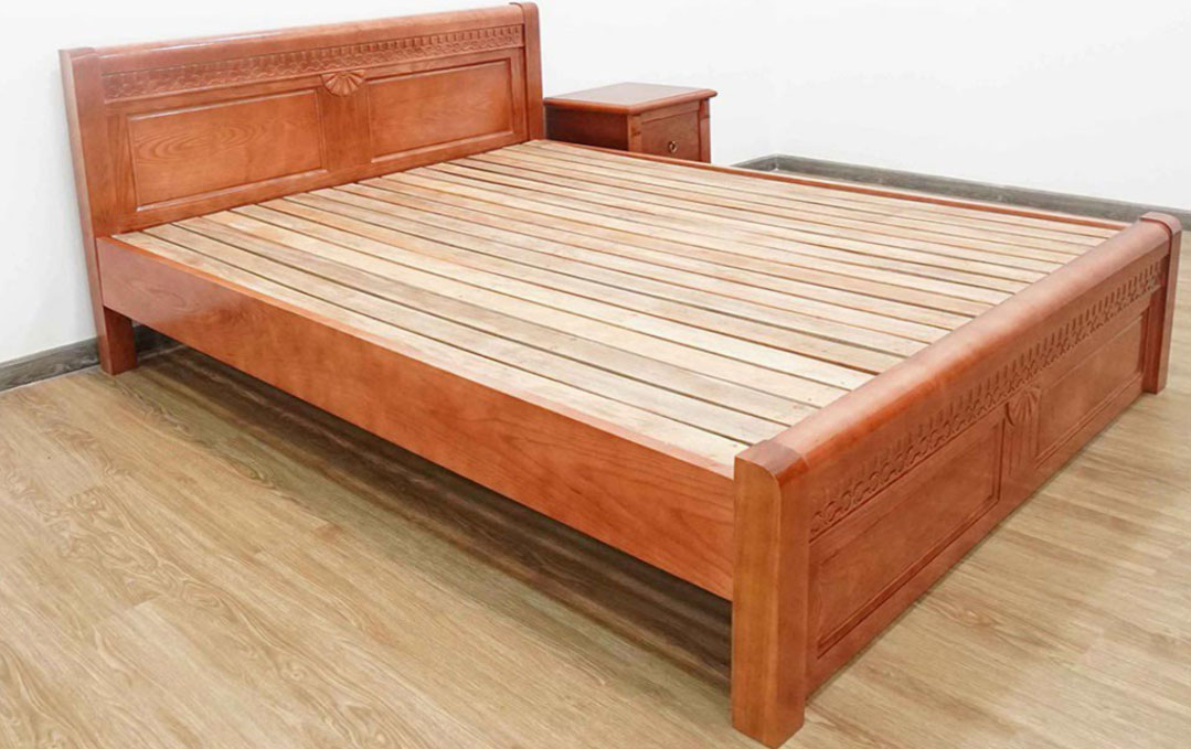 Giường ngủ gỗ sồi GS39