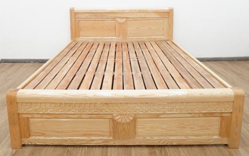 Giường ngủ gỗ sồi GS40