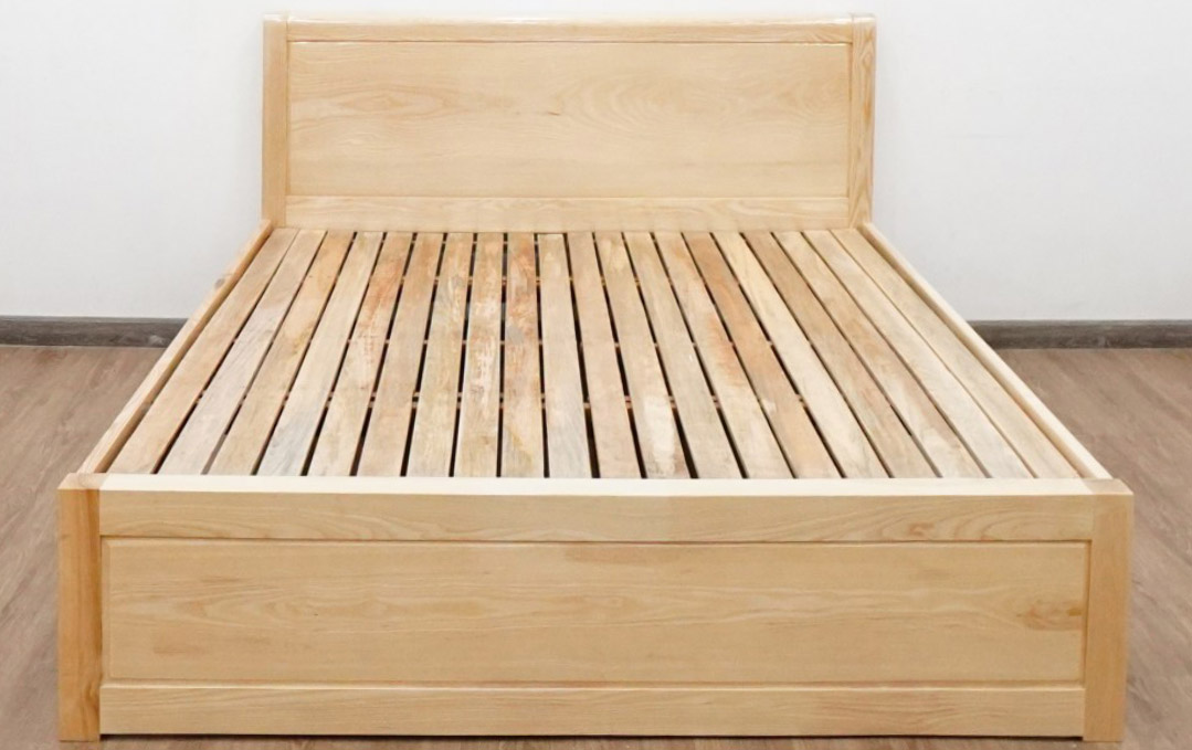 Giường ngủ gỗ sồi GS89