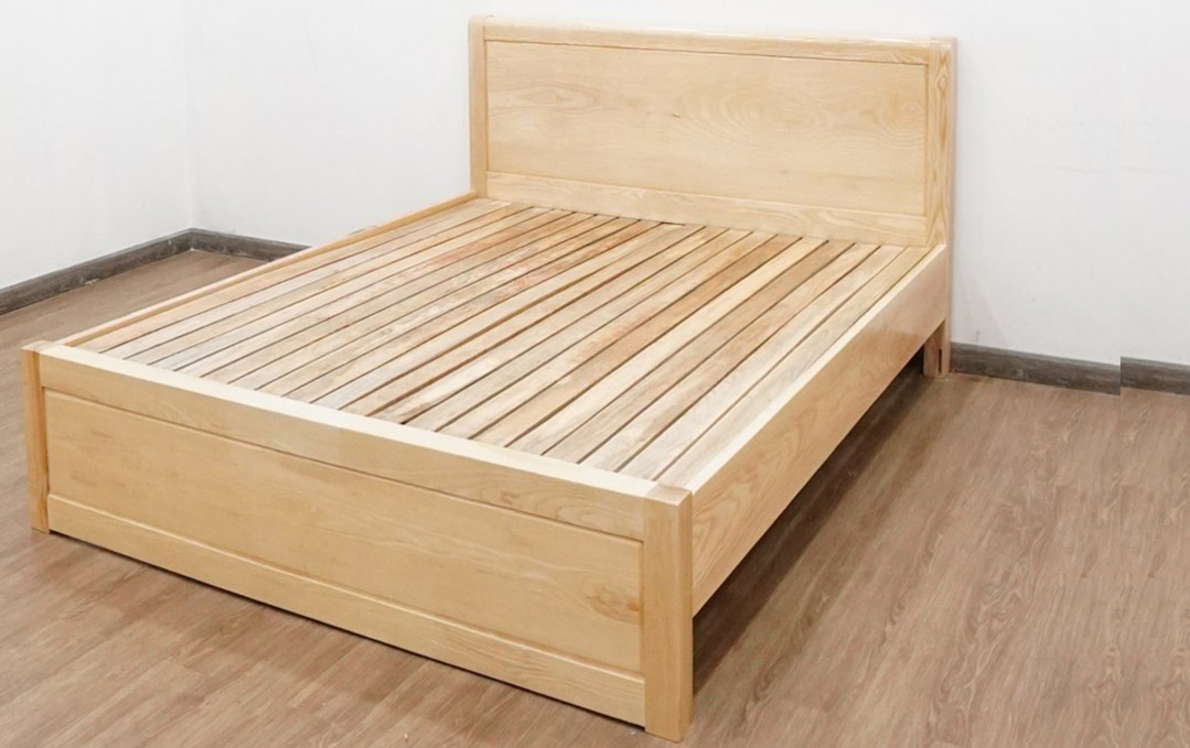 Giường ngủ gỗ sồi GS89