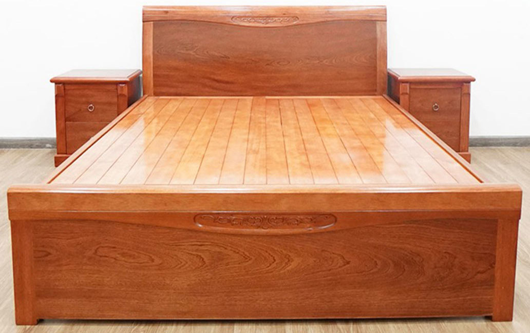 Giường ngủ gỗ xoan đào GX27