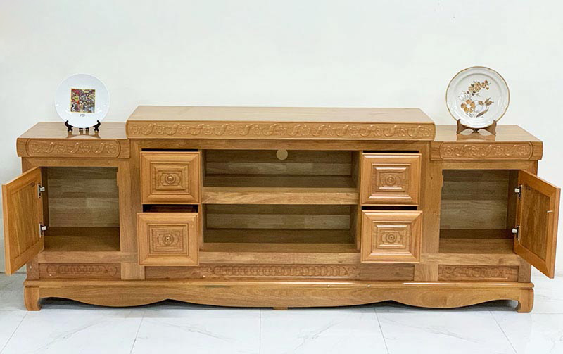 Kệ tivi gỗ đinh hương VT16