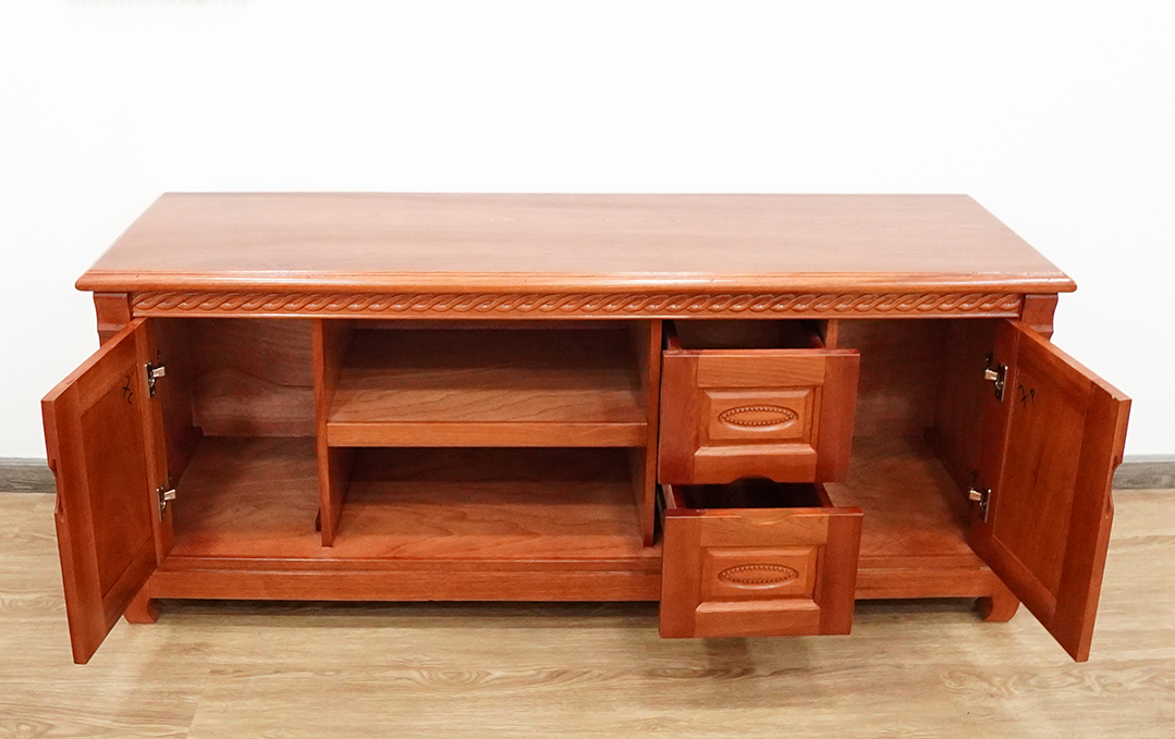 Kệ tivi gỗ xoan đào TV01