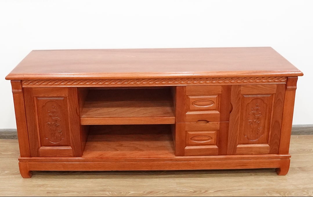 Kệ tivi gỗ xoan đào TV01