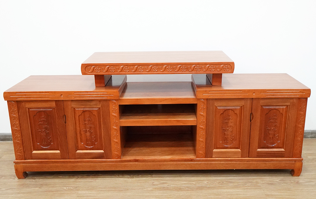 Kệ tivi gỗ xoan đào TV06