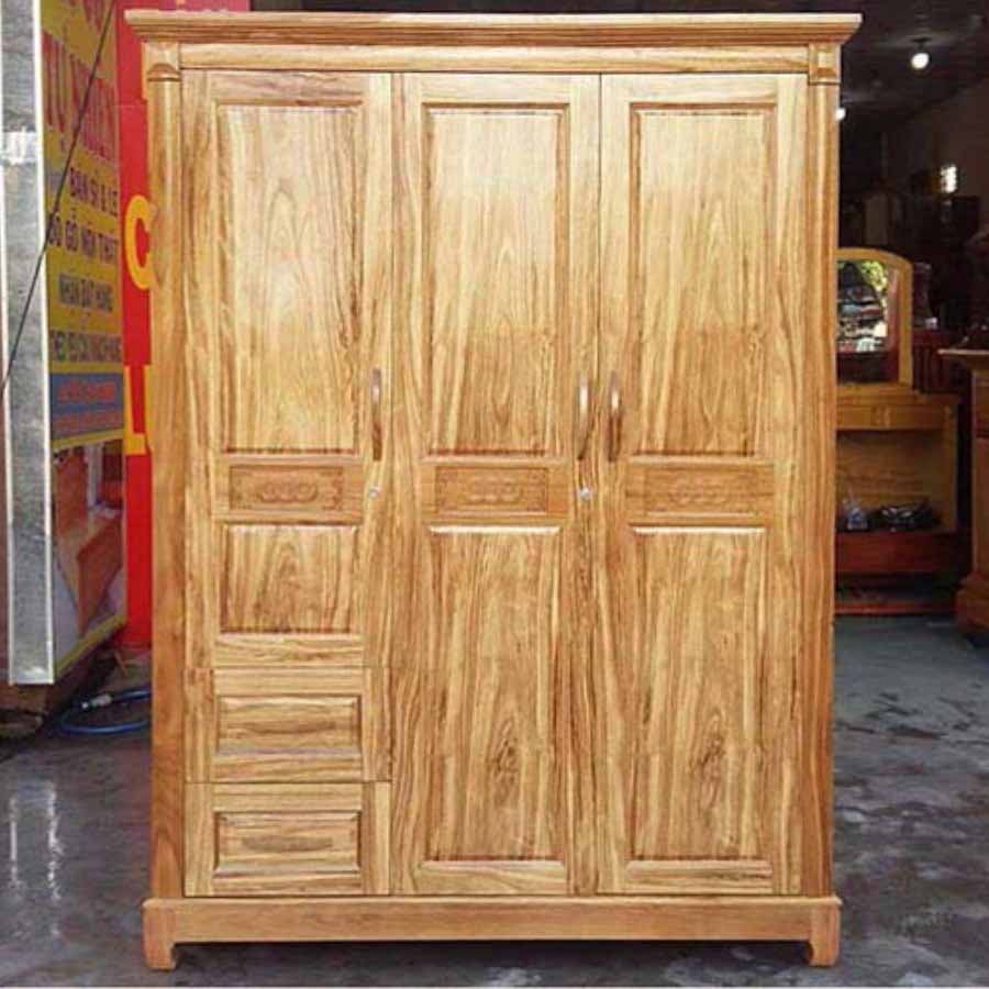 Tủ quần áo gỗ hương vân TH34