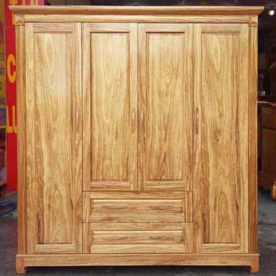 Tủ quần áo gỗ hương vân TH35