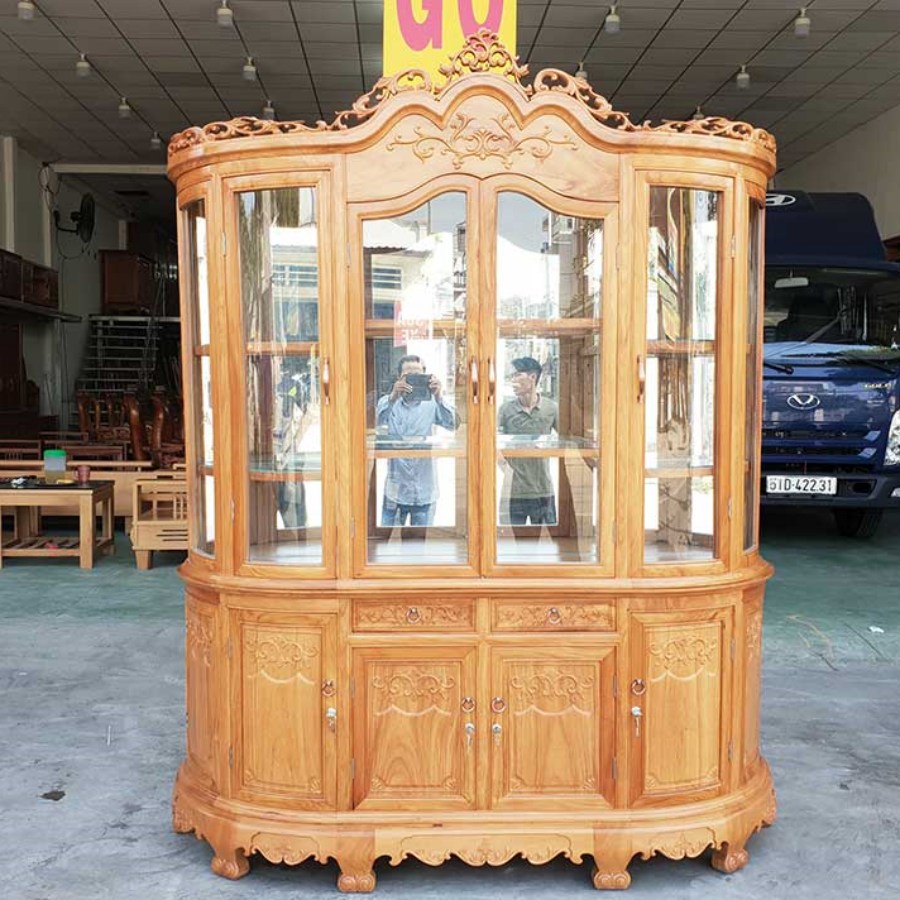 Tủ rượu gỗ gõ đỏ TR001