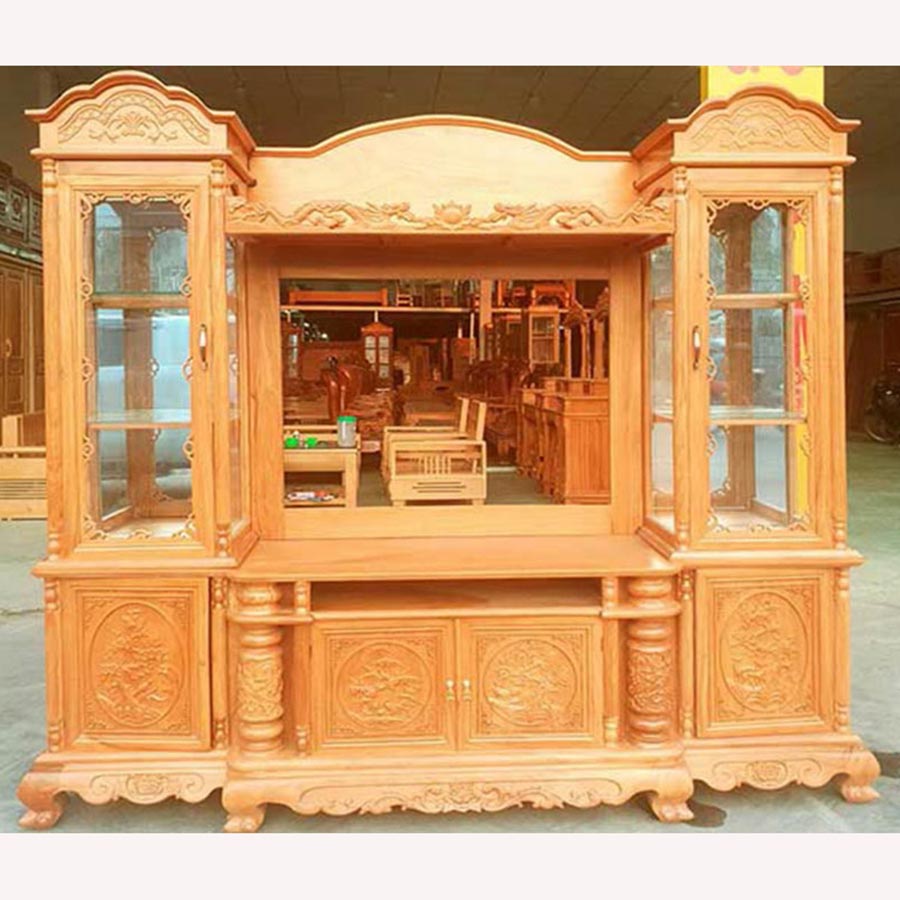 Tủ rượu gỗ gõ đỏ TR003